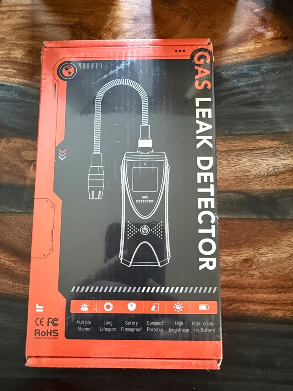 Gas Leak Detector - Black and Orange